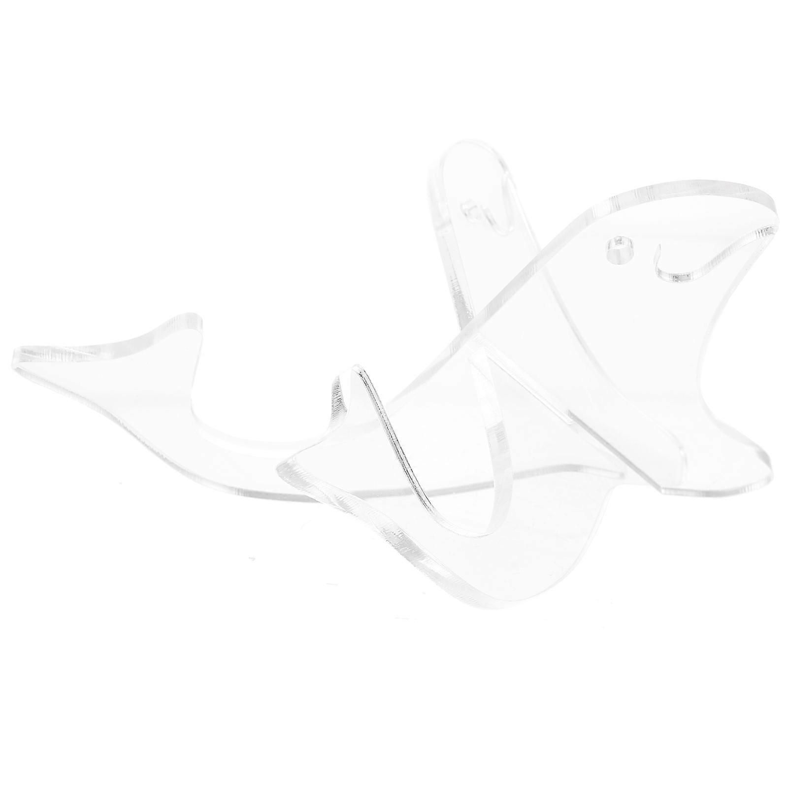 White Acrylic Kalimba Display Stand for Storing Foldable Durable Easy to Use 1Pc