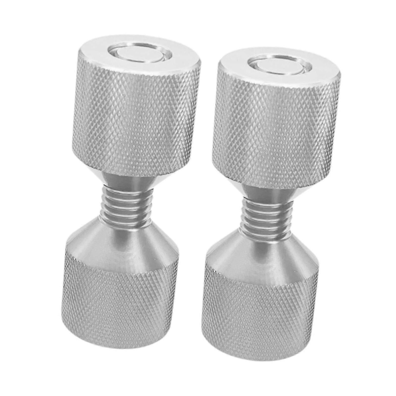 2 Pieces Two Hole Alignment Pins Accessory Aluminum 1-1/8" Two Hole Pins Set blue