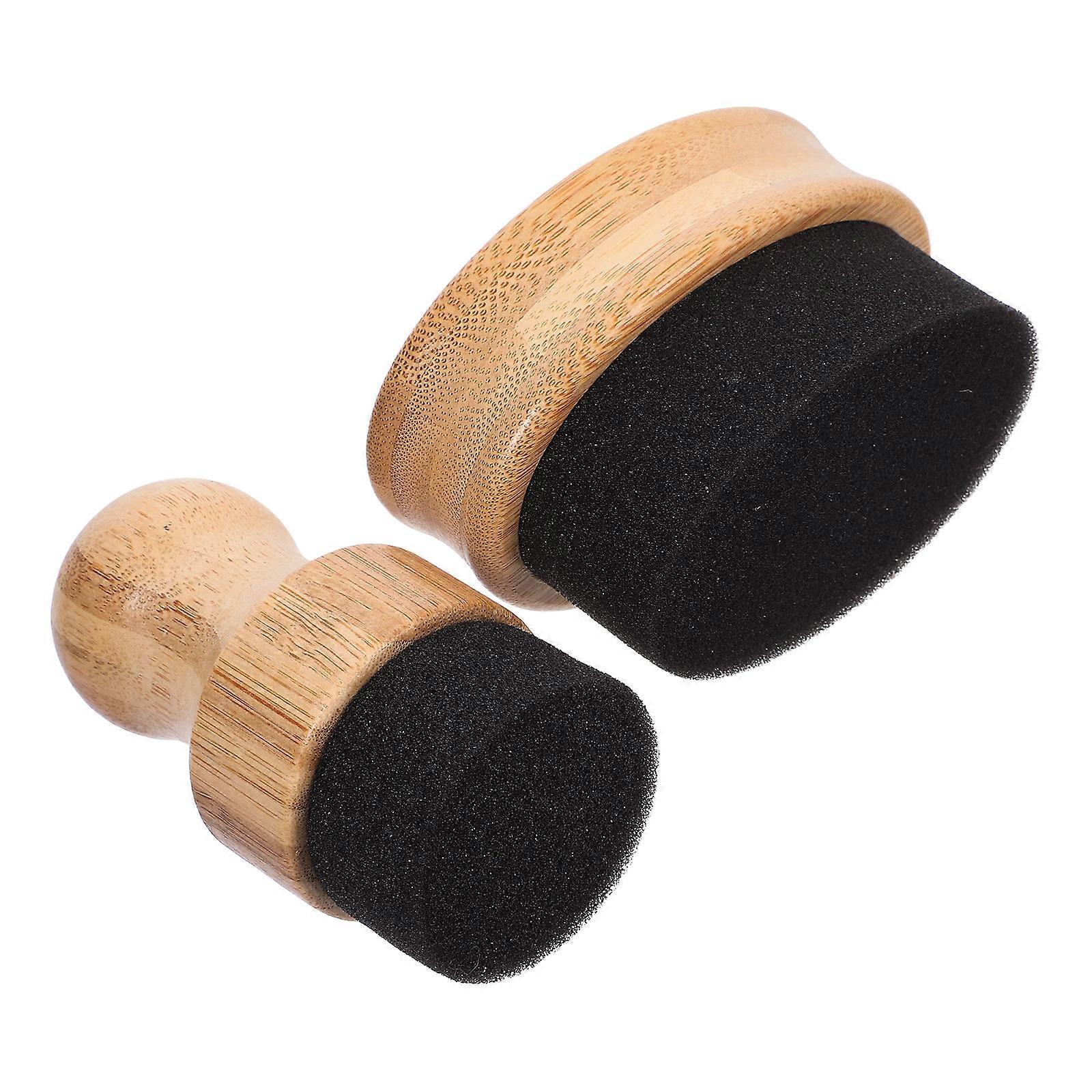 WORGEOUS 2pcs Oil Wax Applicator with Mineral Oil for Cutting Board Brush Wooden Spatula Utensil and Bamboo Furniture
