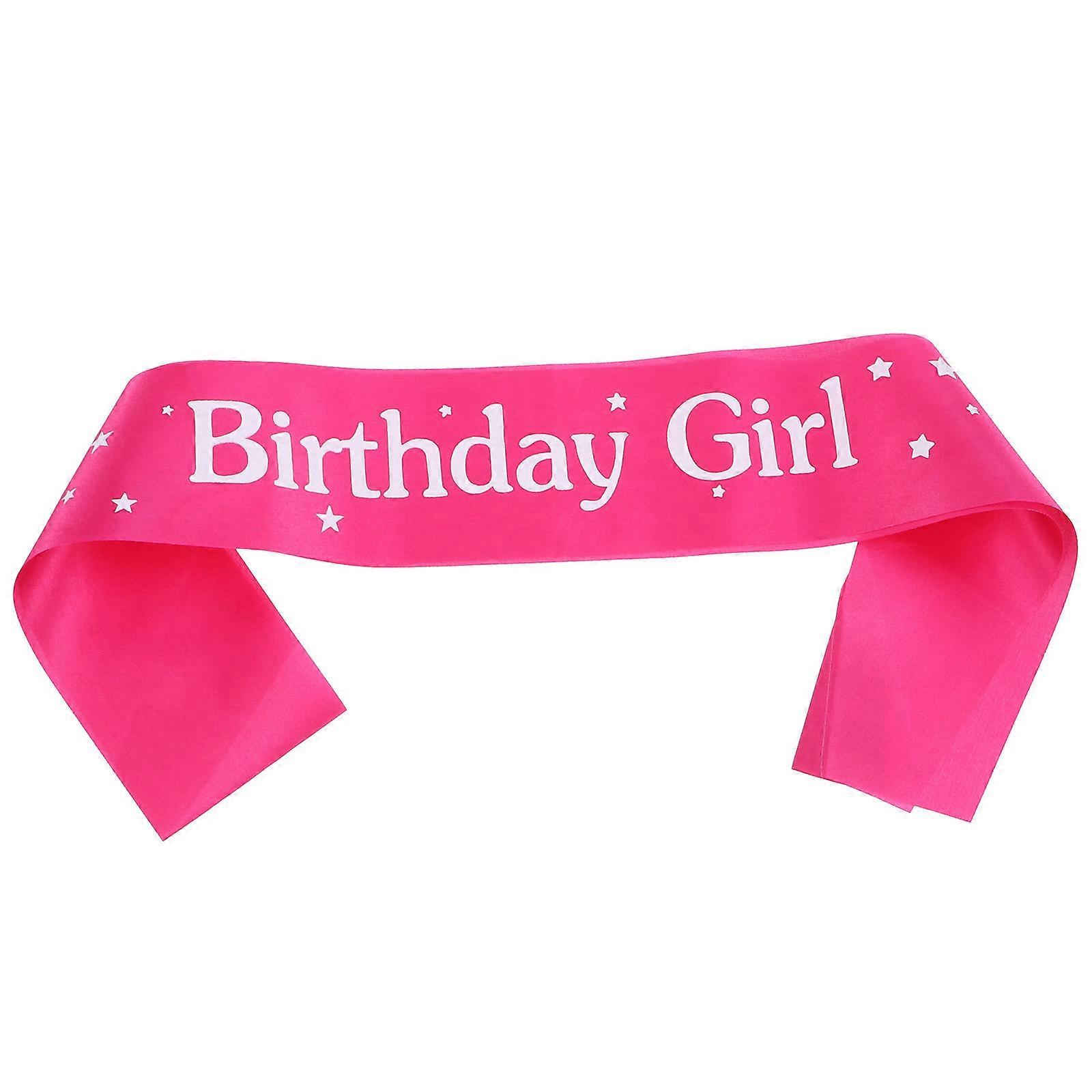 Sash For Party Birthday Sash Shoulder Sash Elegant Birthday 1Pack