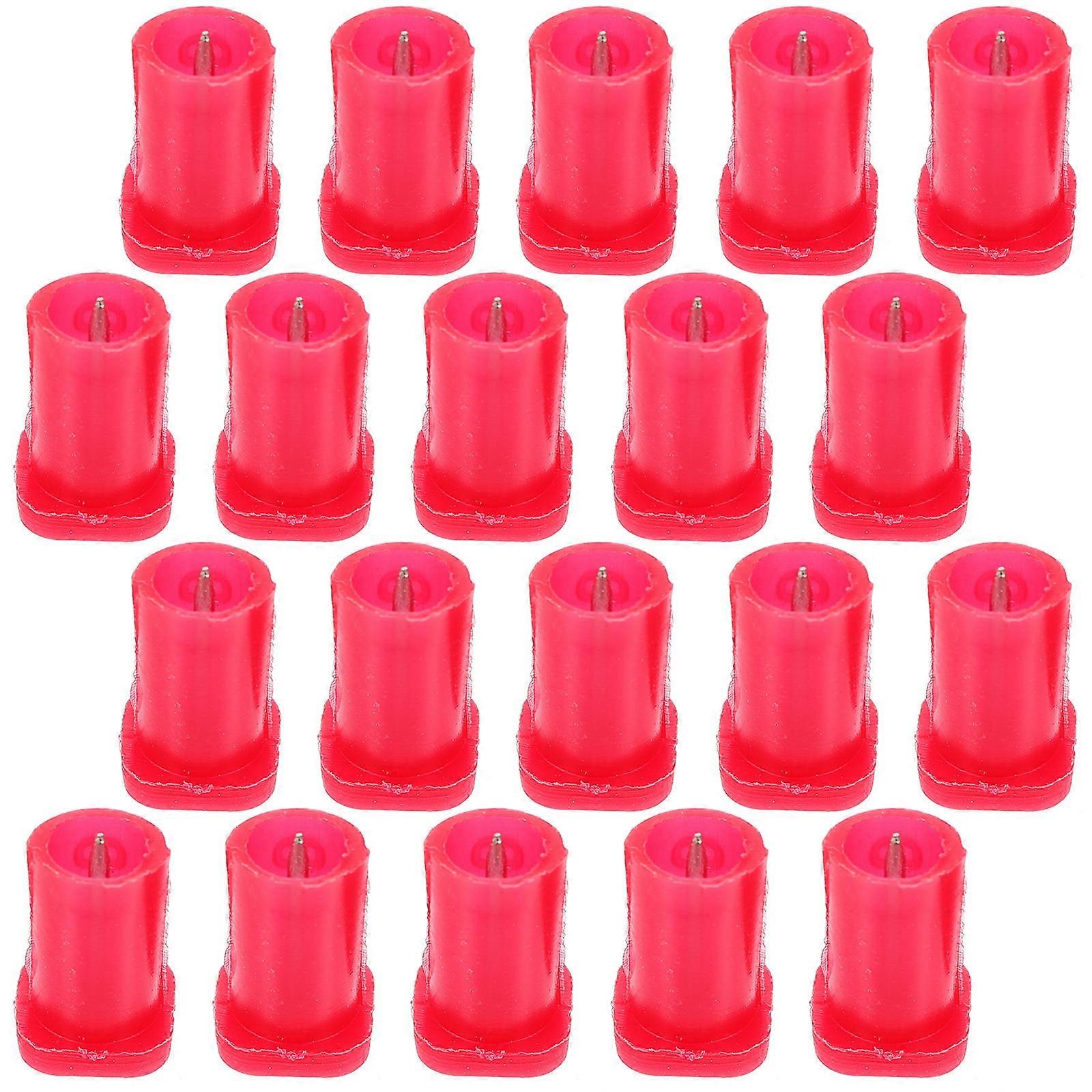 40pcs Eyelash Glue Replacement Bottles with Nozzle Mouth