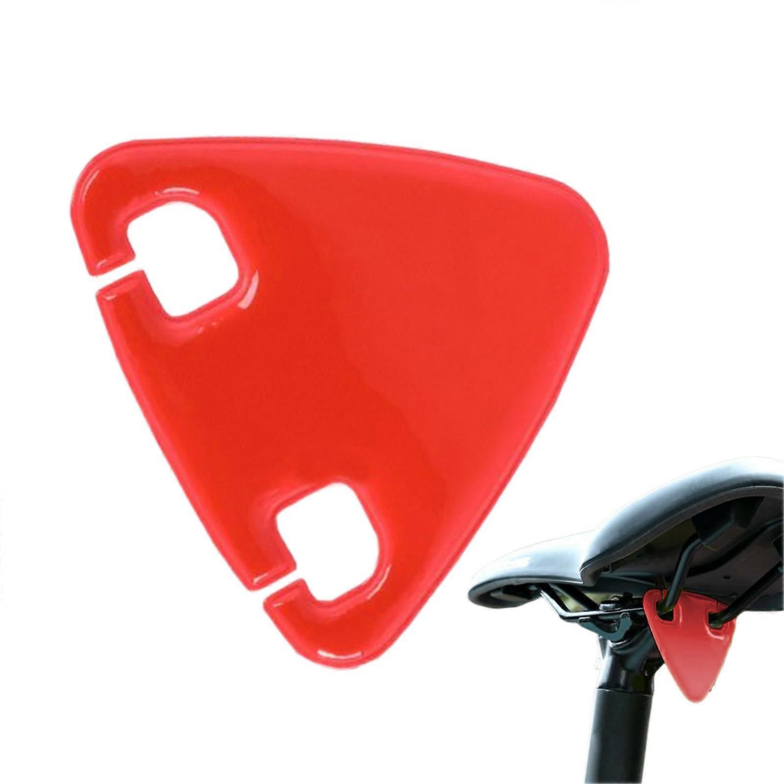 Bicycle Reflectors  Triangular Retroreflective Safety for Rear Mounting  Orange