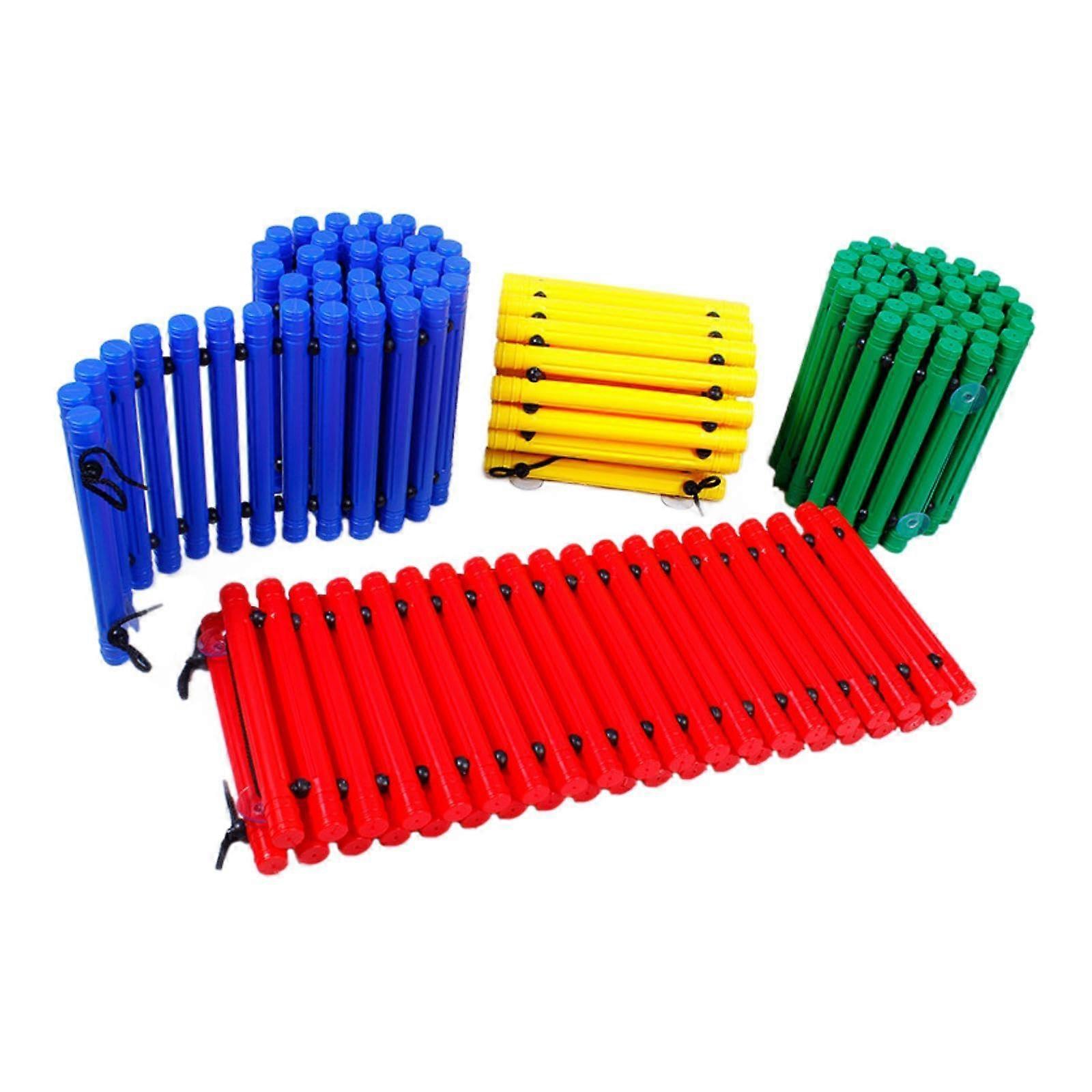 4X Balance Path Boards Non-Slip Space-Saving Balance Trail Beams Nursery And Yard Sensory Training Toy