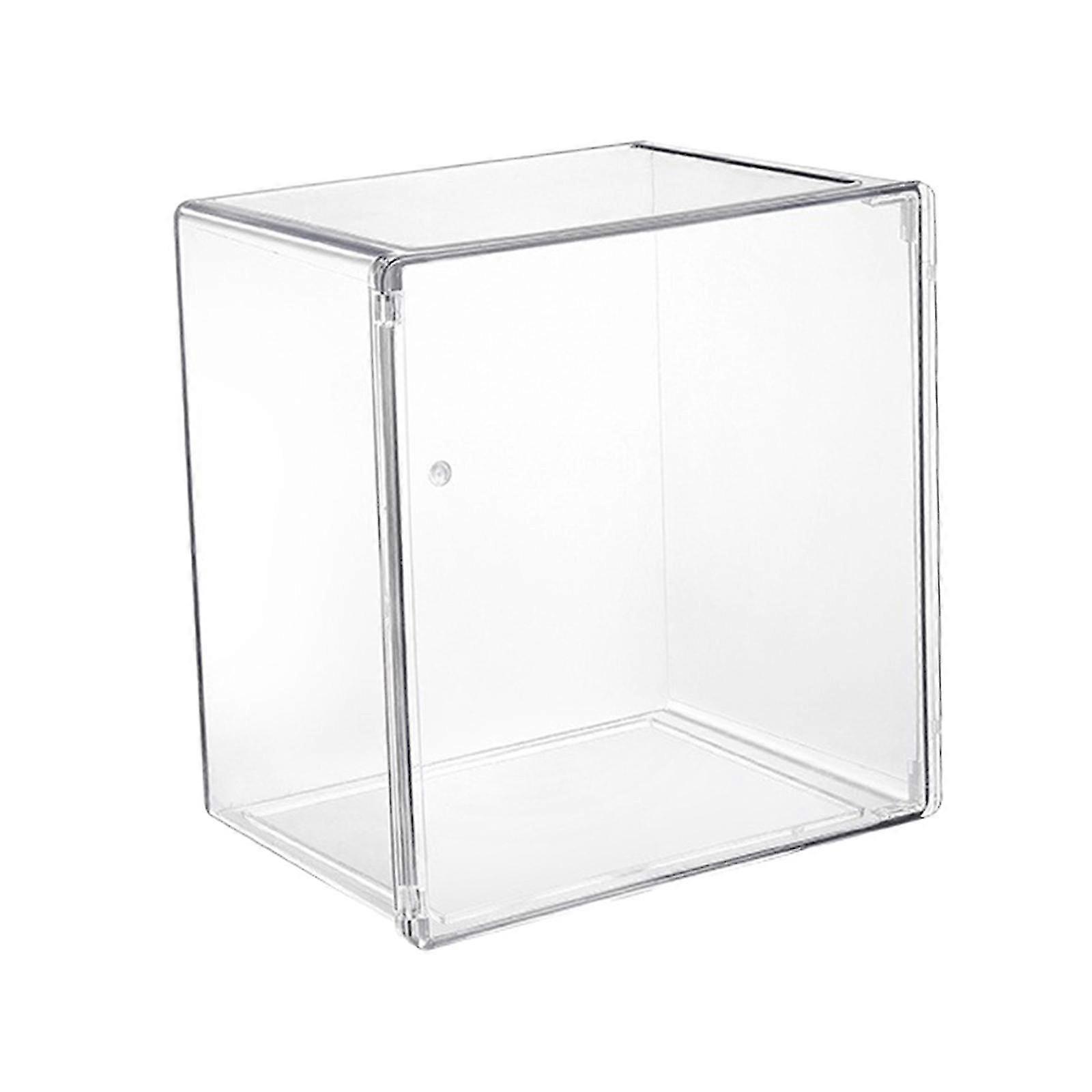 Showcase Transparent Stackable Storage Case Dustproof Container Display Case ClearClearClear SZRH A-J