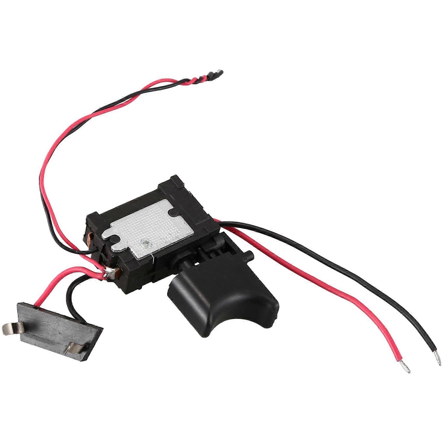 3X 7.2 V - 24 V Lithium Battery Cordless Drill Switch Speed Control Trigger Switch with Small Light