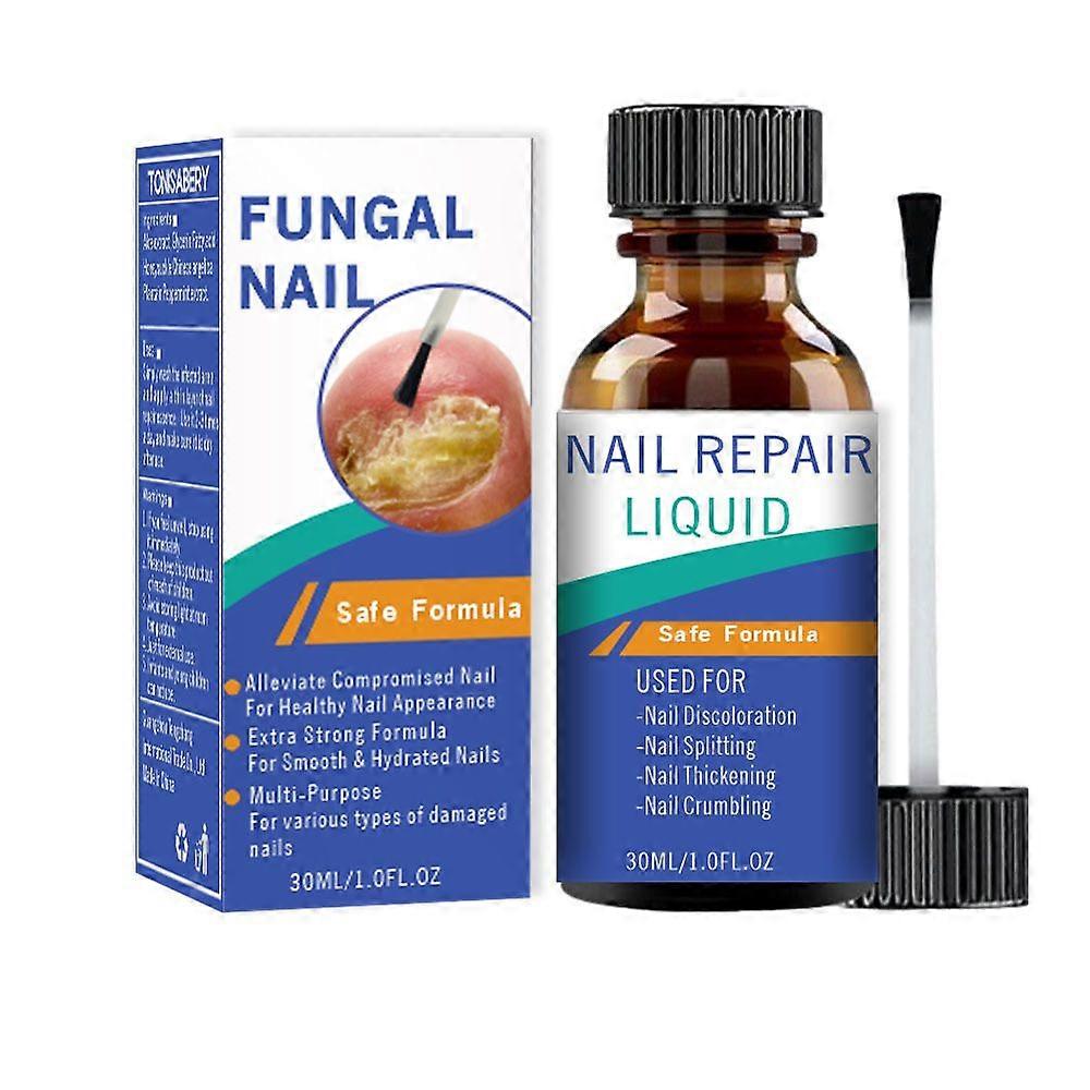 Nail Repairing Liquid, Speedy and Effective Approach to Toenail Issues - Combating Thick, Discolored Nails - Powerful Solution for Addressing Yellow a