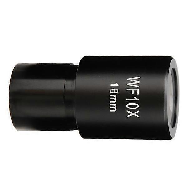 WF10X 18mm Biological Microscope Wide-Angle Eyepiece Optical Lenses with Scale