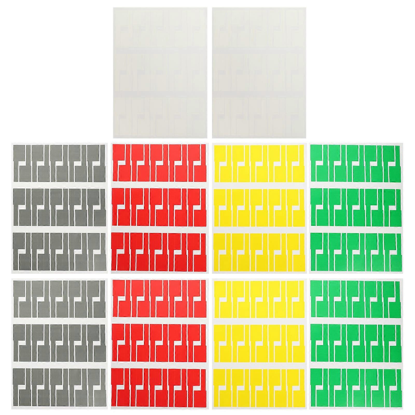 Colorful SelfAdhesive Cable Labels for Easy Identification and Organization Assorted Color Synthetic Paper