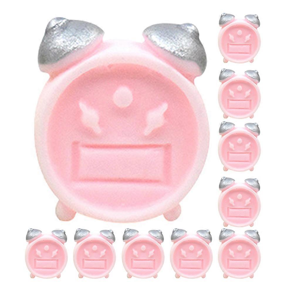 Simulation Mini Alarm Clock Realistic Design Collectors Mini House Accessories 10Pcs