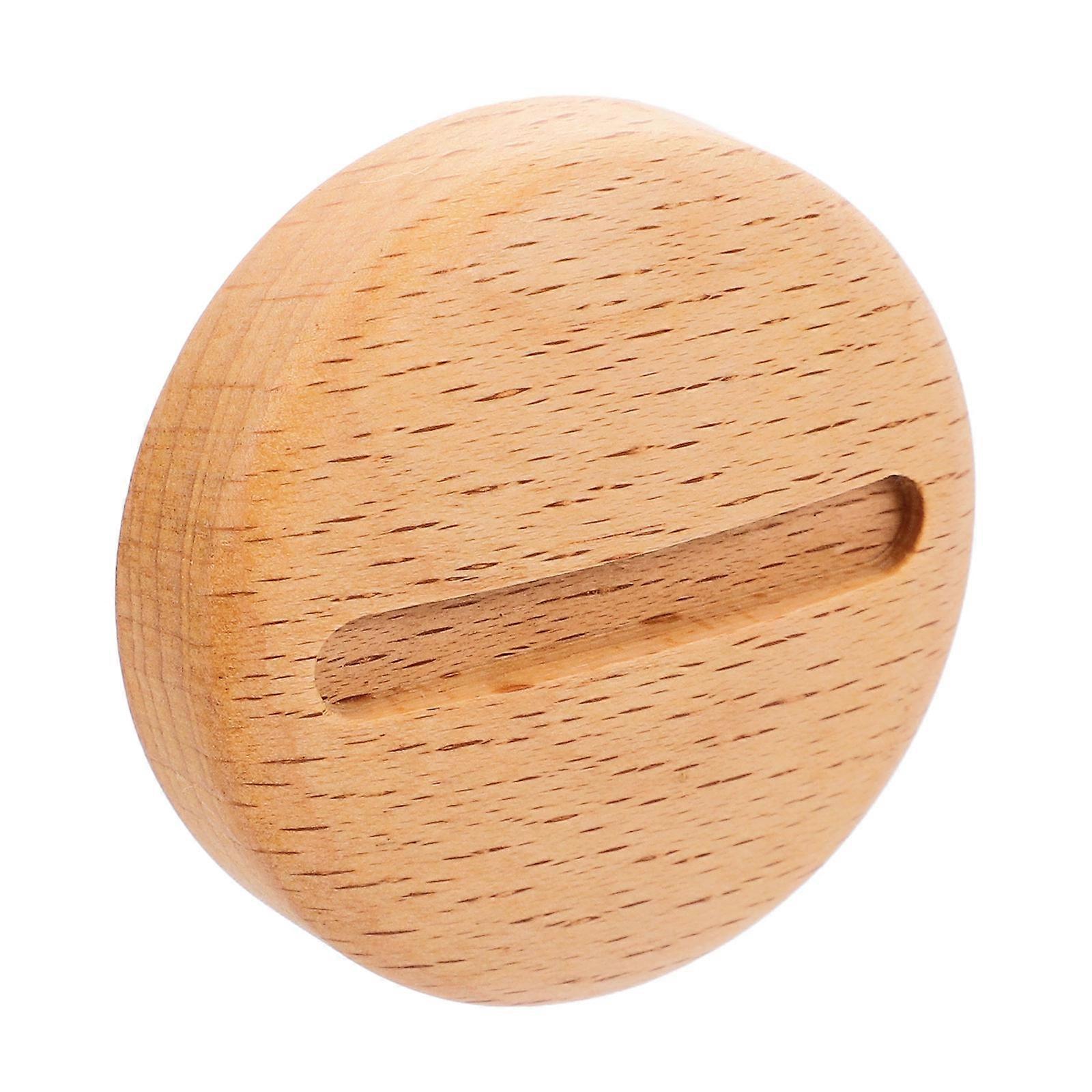 Wooden Round Cabinet Handles Modern Minimalist Drawer Knobs for Kitchen Wardrobe Bathroom Easy Installation Versatile Use Solid Pulls for Any Decor