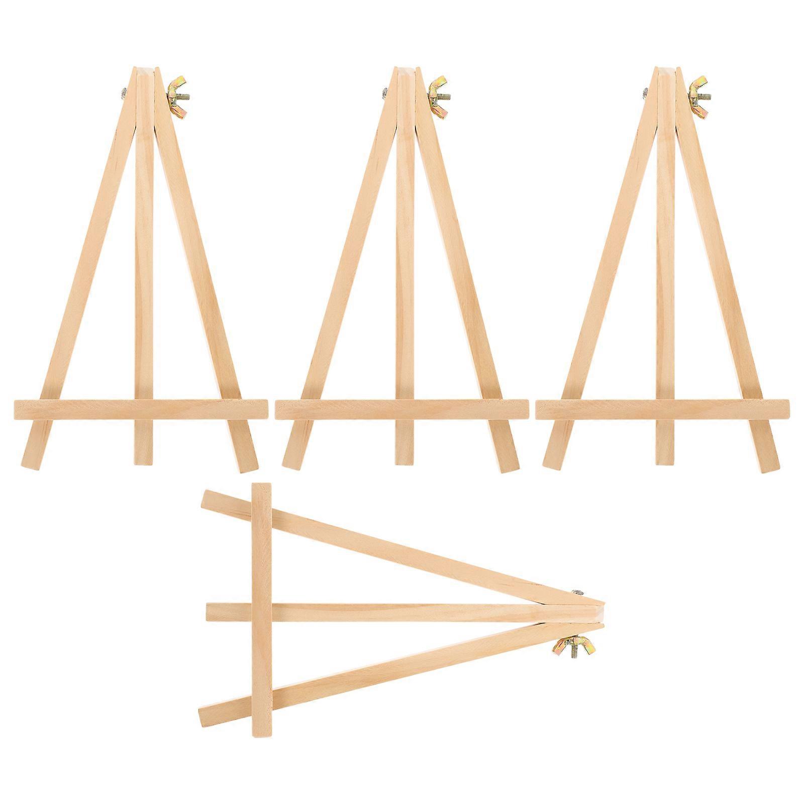 Tabletop Painting Easel Art Exhibition Sturdy Construction 4Pcs