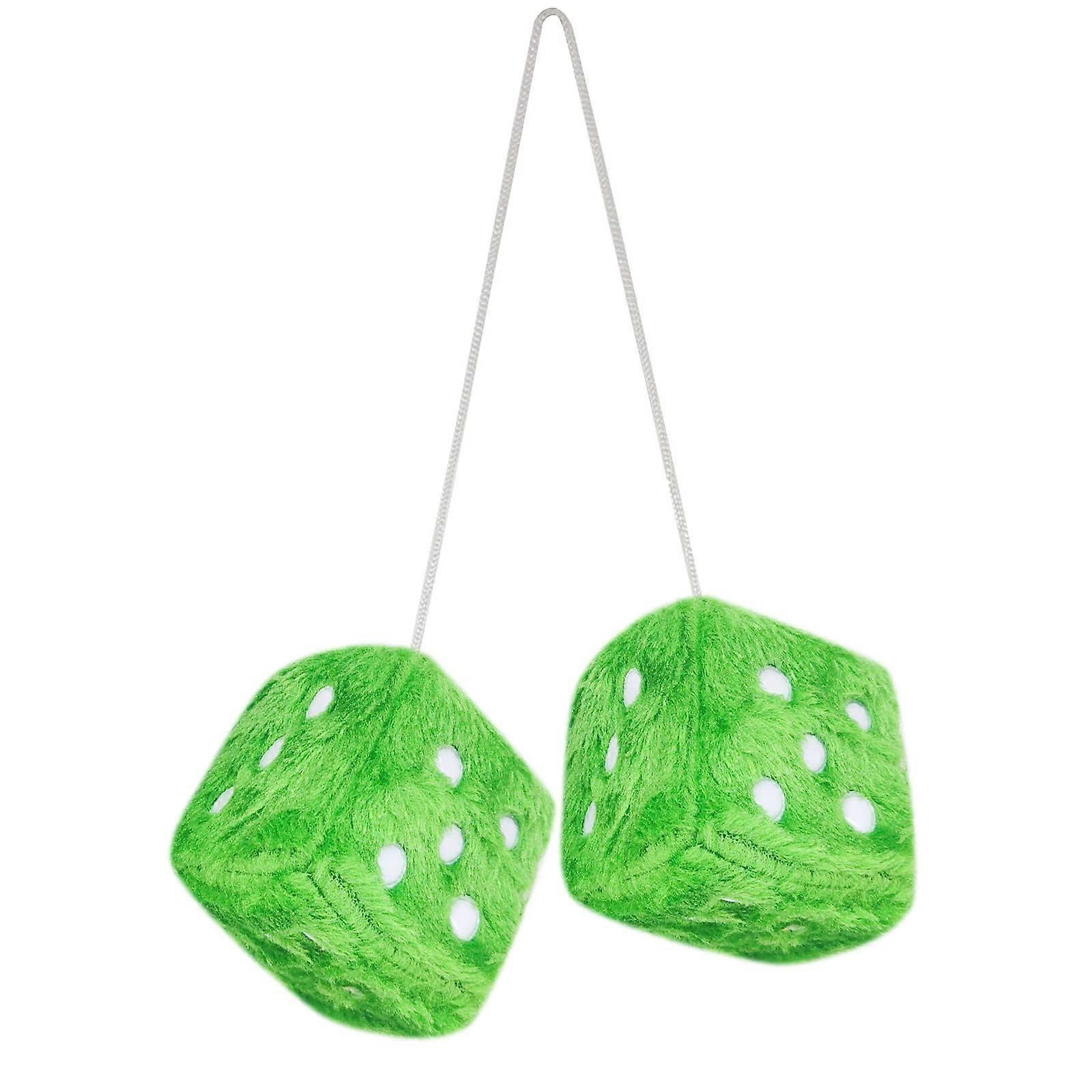 Accessories Ignition Car Colourful Cube Cars Rear View Mirror Pendant for Hanging Tuning Parts (GreenA, One Size) GreenA One Size