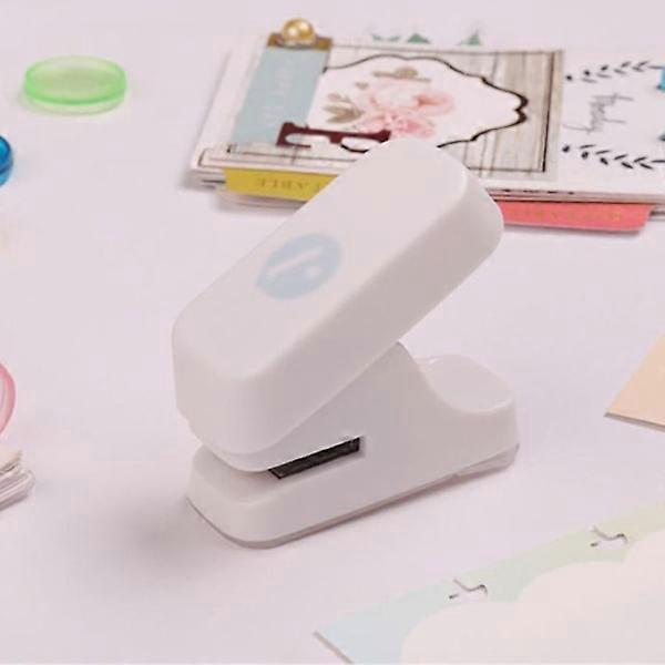 Sponge hole punch, disc ring binding cutter, white single hole