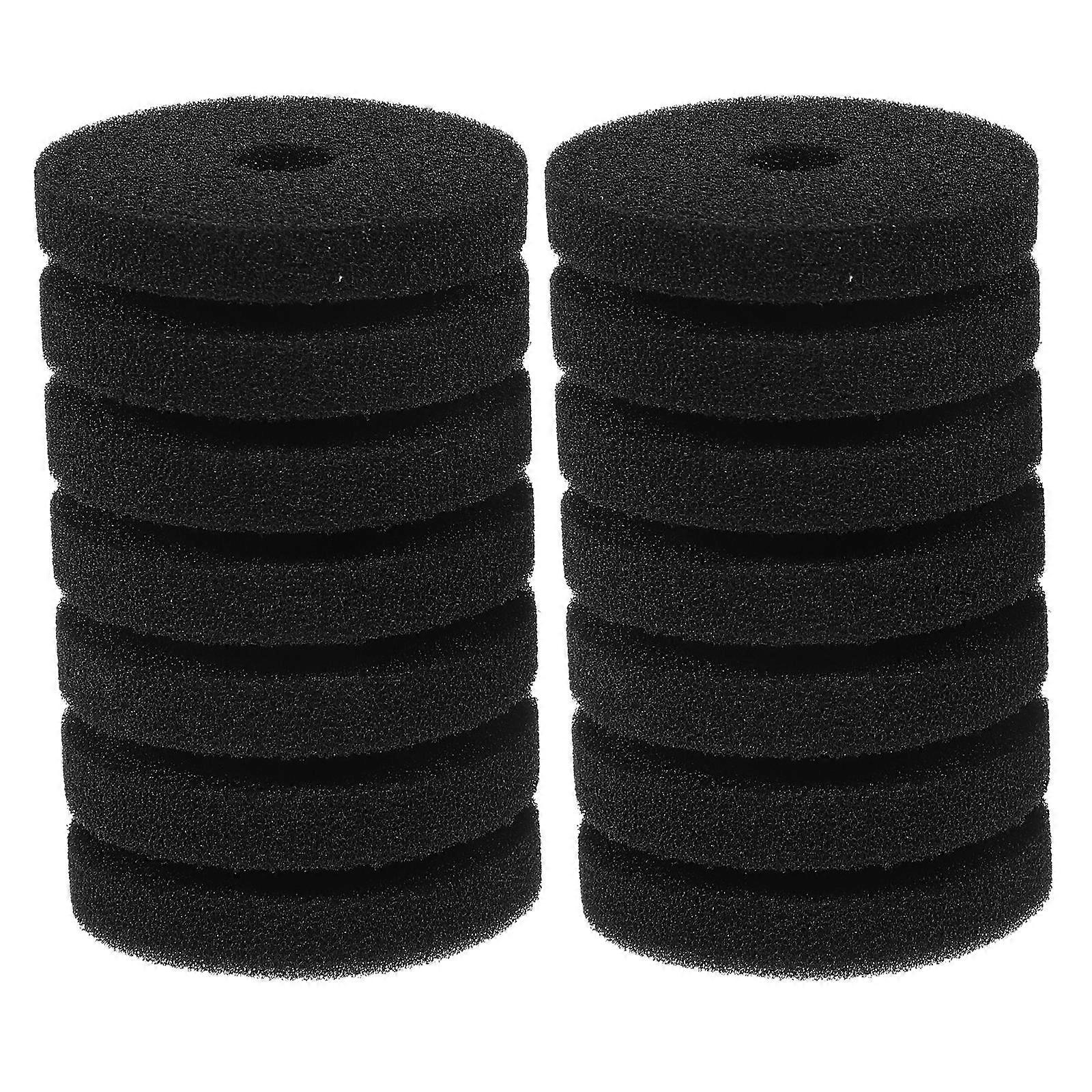 Pre-Filter Sponge 2Pcs Aquarium Filter Media Ideal For Water Filtration Designed For Fish Tank Maintenance With Durable Black Material