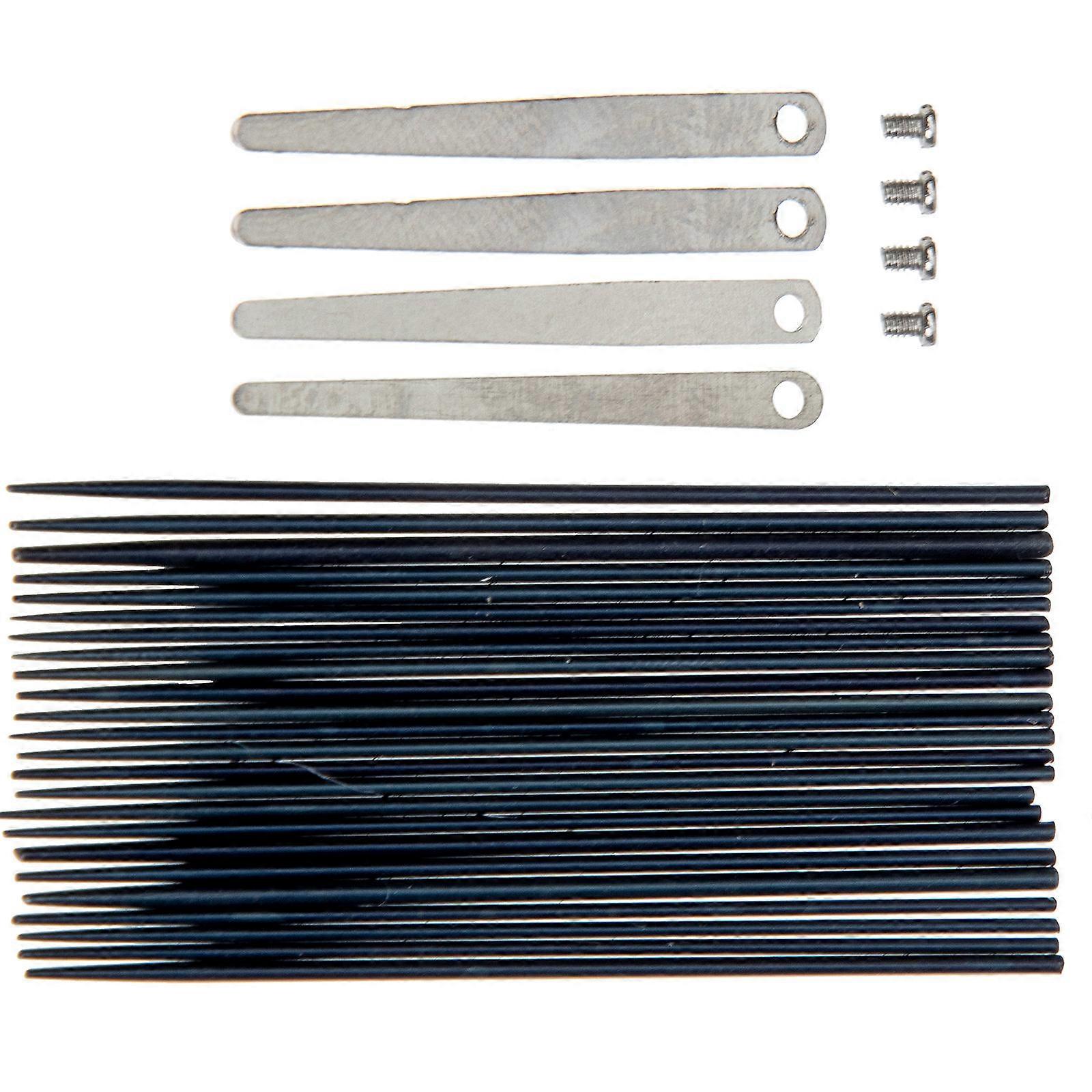 Sax Spring Needles for Drum Black Steel Instrument Accessories with Fine Workmanship and Long Life 1 set