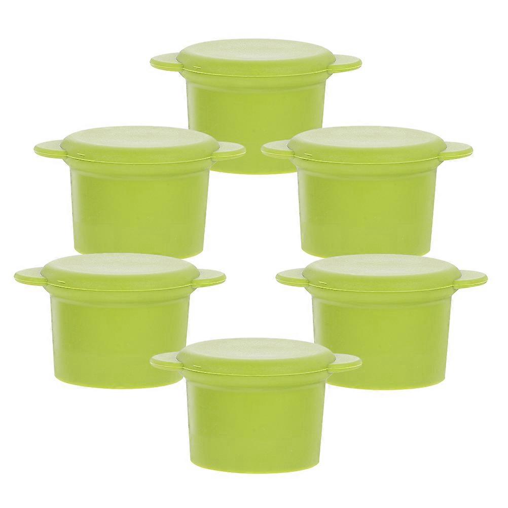 Reusable Silicone Beverage 6Pcs Round Light For Enthusiasts