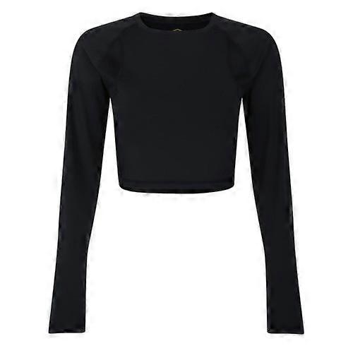 Umbro Womens/Ladies Pro Training Long-Sleeved Crop Top