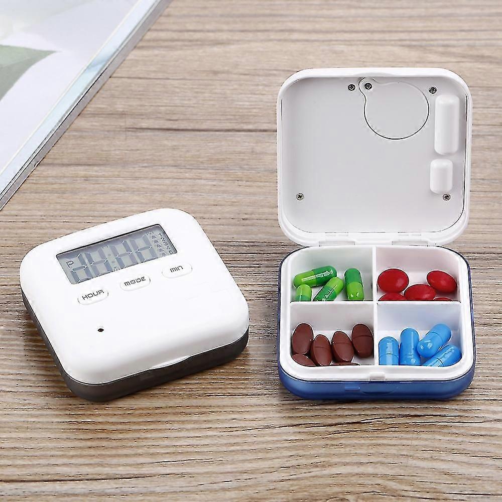 Electronic Reminder 4 Pill Boxes