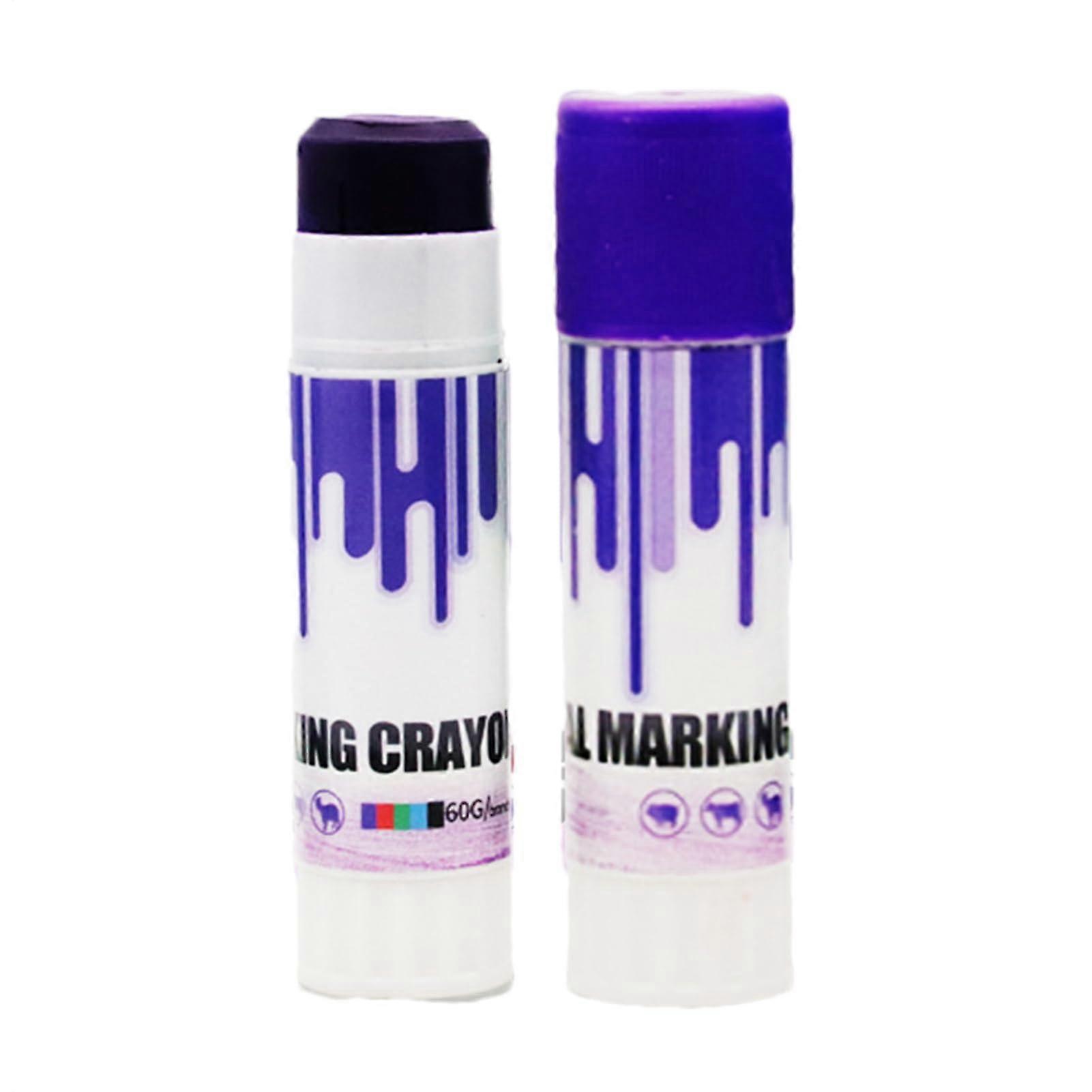 Livestock Marker Crayon | Safe Paraffin-Based Pet Marking Pen | Purple Cattle Sorting Stick for Easy Identification