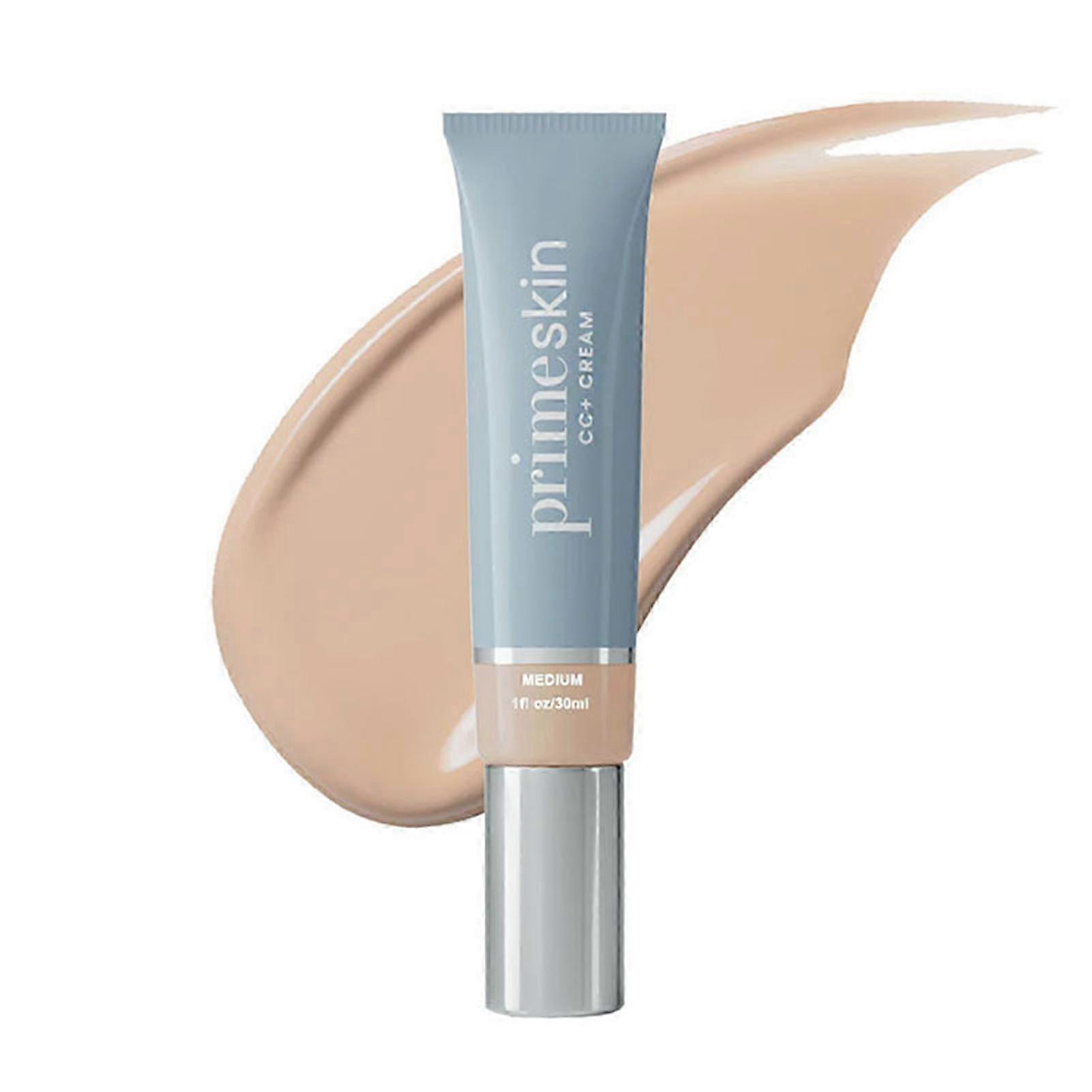 2025 Primeskin CC Cream - Full Coverage Color Correcting Foundation with Invisible Pores & Long-Lasting Primer - Flawless Shield for Everyday Use