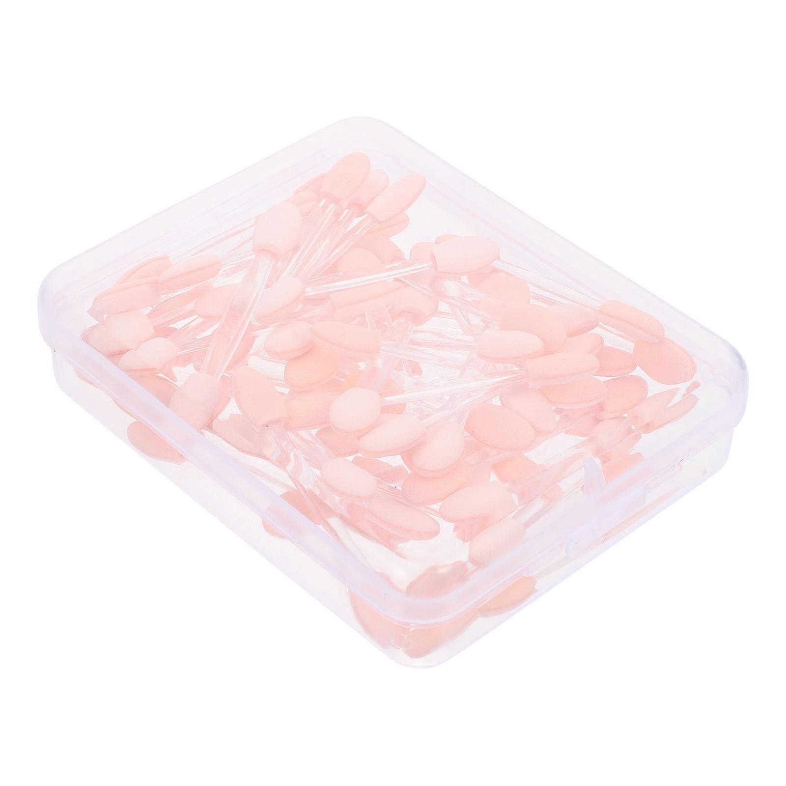 Disposable Eyeshadow Makeup Tools for Women Lightweight Portable Plastic Applicators 50pcs Multi Color