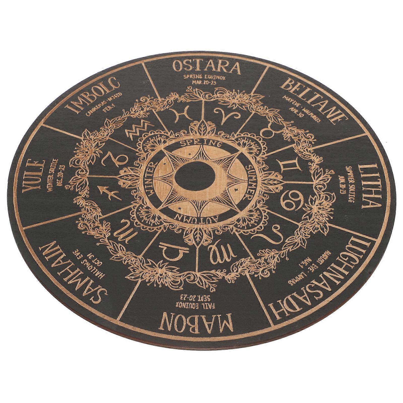Pendulum Board Sacrifice Board Divination Game Plate Mystical Home Decoration Assorted Color 1Pack