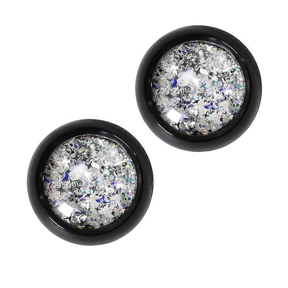Craft Sequins 2 Sets Of Shiny DIY Sequins Star Makeup Sequins For Nail Decorations 4*4cm DIY
