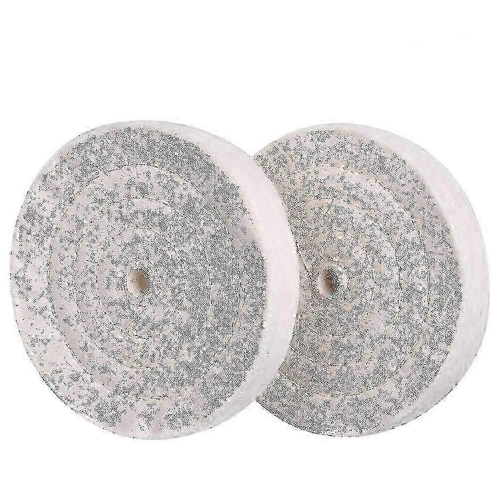 70 Ply Buffing Wheel 6 Inch 2 Pcs for Bench Grinder Tool