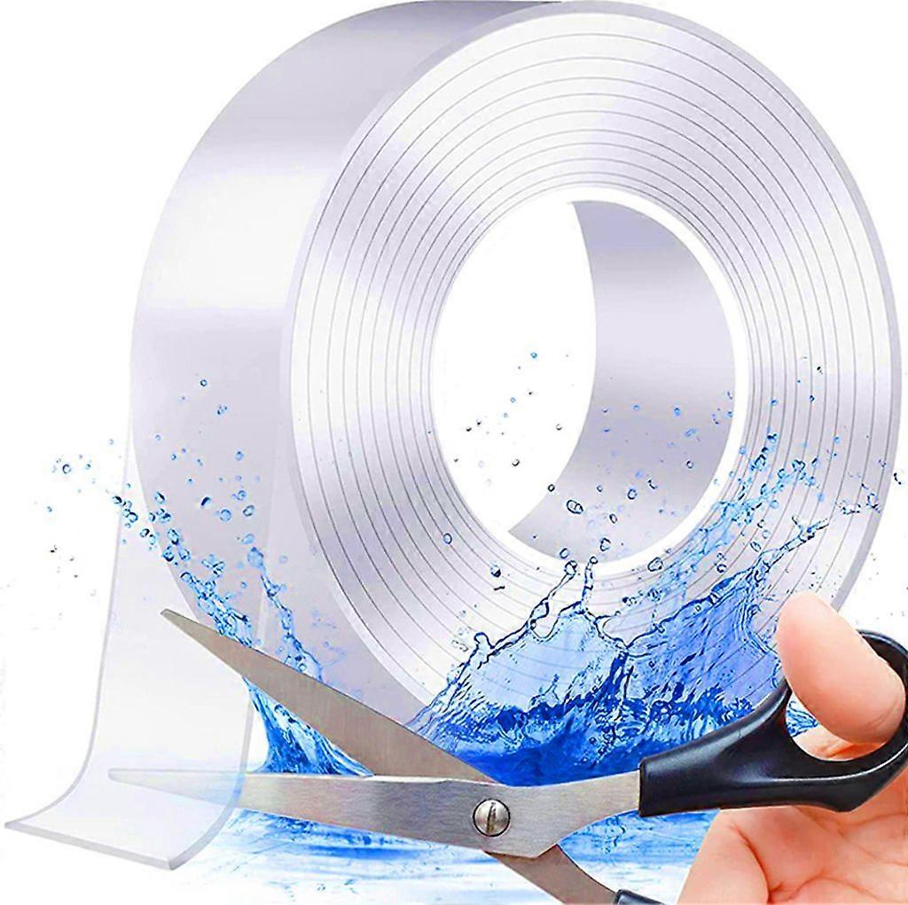5M double-sided tape transparent household traceless nano tape washable removable tape