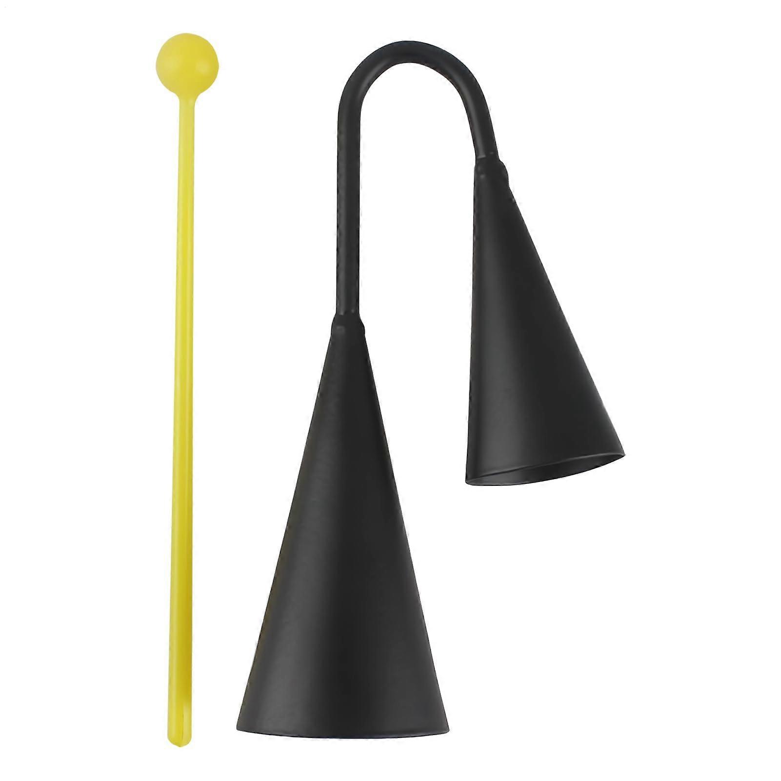 Cowbell Noisemaker For Music, Travel And Outdoor Use, Compact Handheld Bell, 27.7x16.3 Cm