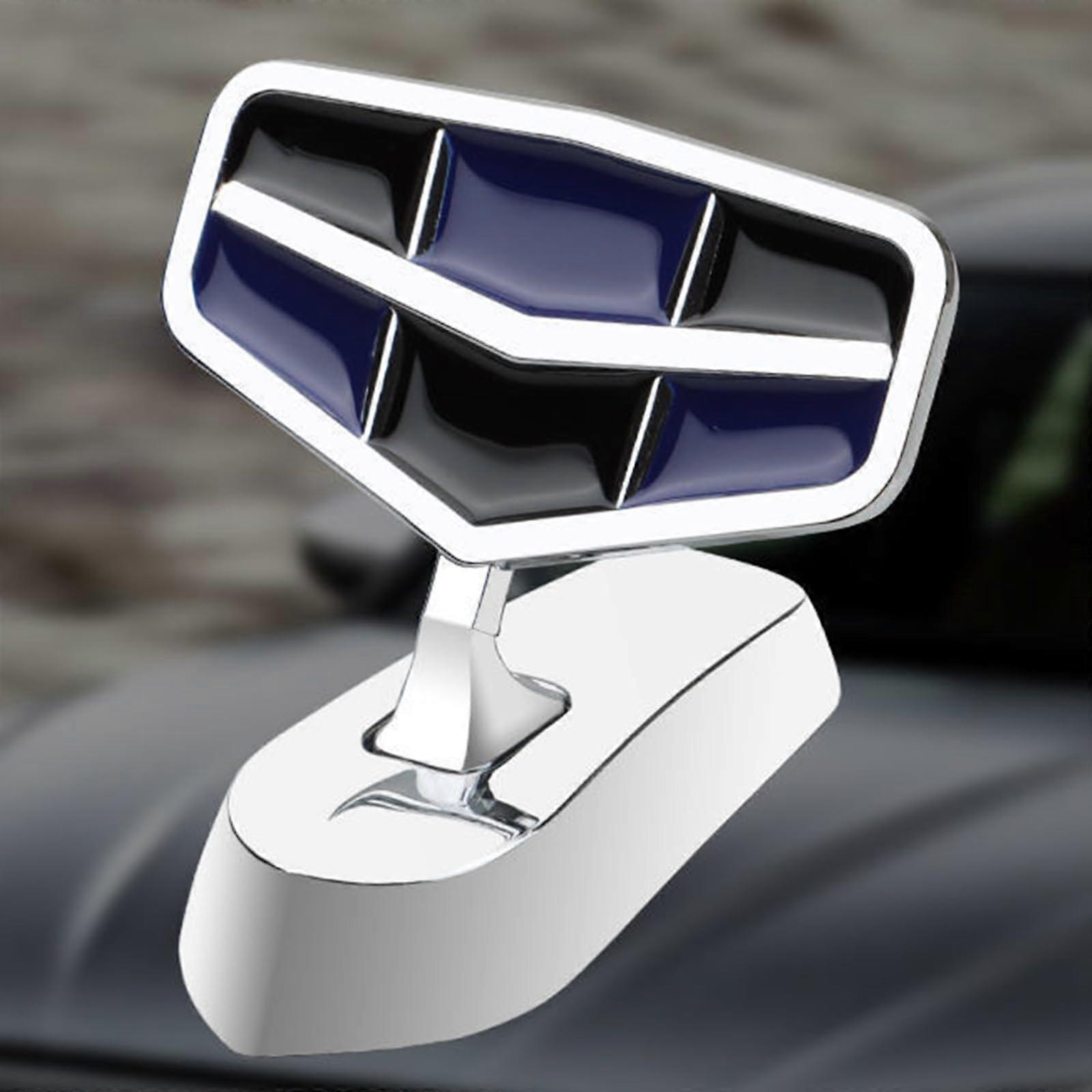 3D Chrome Auto Badge for Geely EX9, Self-Adhesive Hood Decorations, Unique Vehicle Emblem, Easy Install Car Sticker