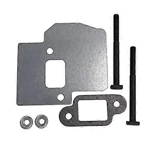 Exhaust Bolt Plate Shield Gasket for STIHL MS250 MS230 MS210 Chainsaw Parts Replacement #1123 141 3200 Compatible Components