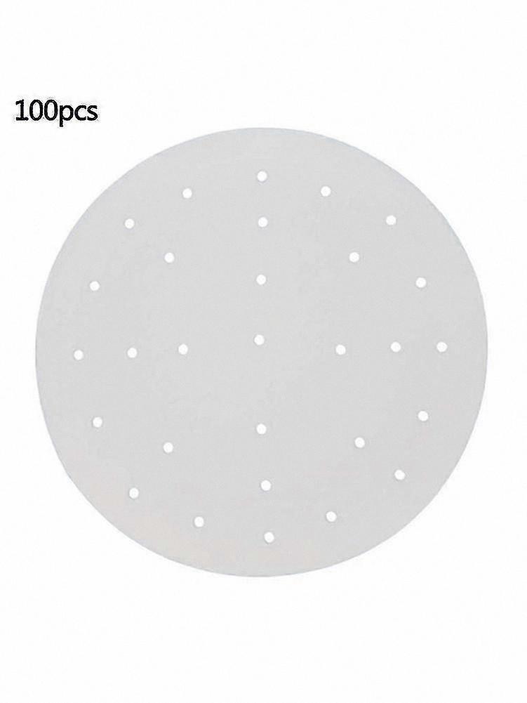 100 Sheets Round Parchment Paper for Steaming and Air Frying Kitchen Use