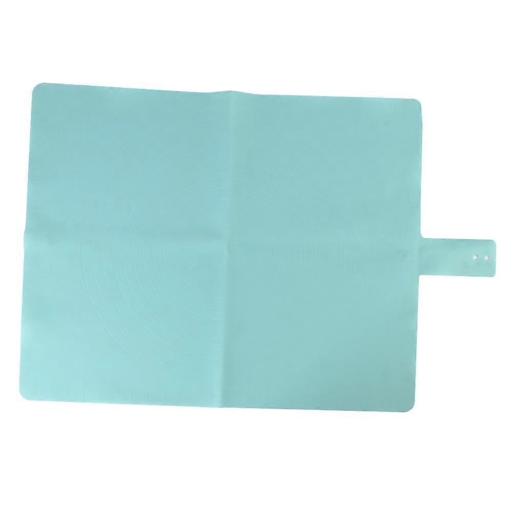 Silicone Baking Mat, Non-Stick Rolling Dough Mat, Food Grade Non-Slip Large Size Rolling Mat for Kitchen Utensils, Lake Blue