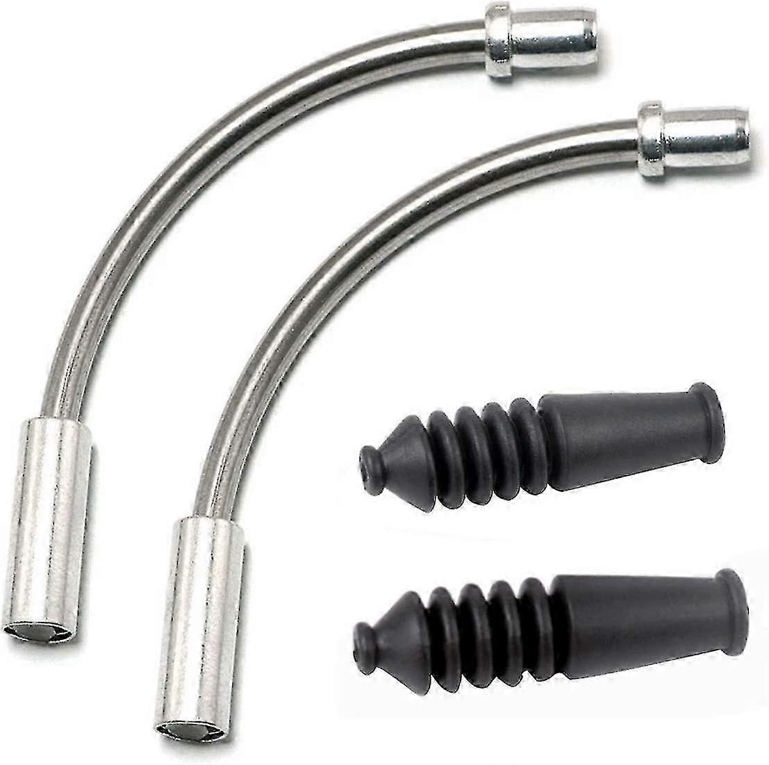 MTB V-Brake Noodle Cable Guide Set with Rubber Boots for Bicycles