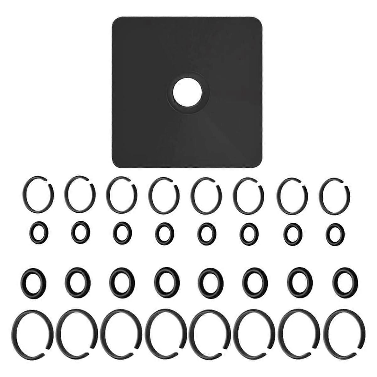 (8+8Set) 1/2inch and 3/8inch Impact Retaining Ring Clip with O-Ring