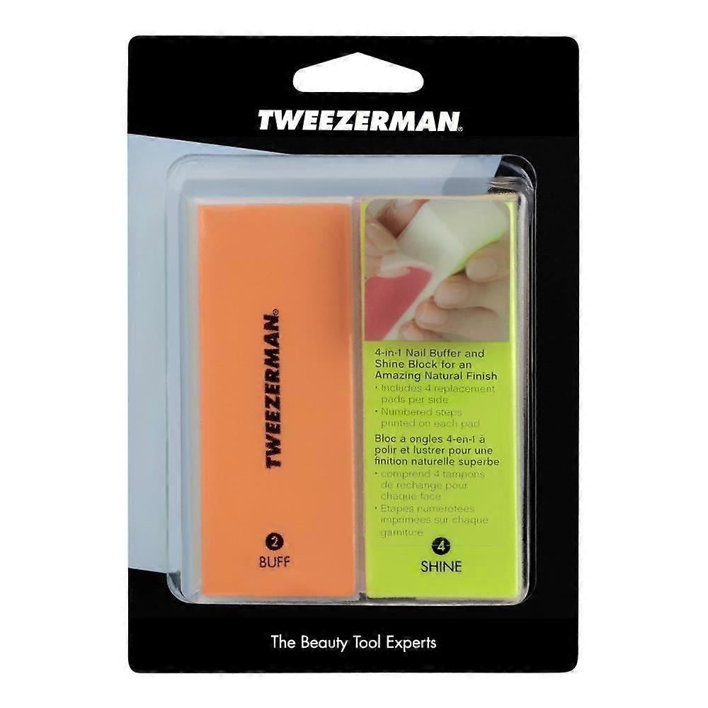 Tweezerman Neon File Buff Smooth & Shine Block - 3 Pack
