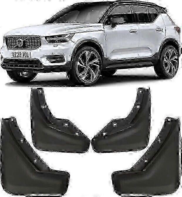 All-weather fender guards for Volvo XC40 2018-2025 - Complete splash flaps set