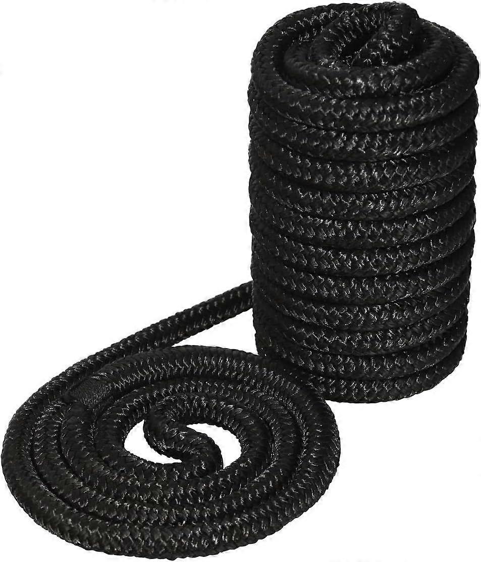 Double Braided Nylon Marine Dock Line/Boat Mooring Rope, 15 feet by 1/2 inch,