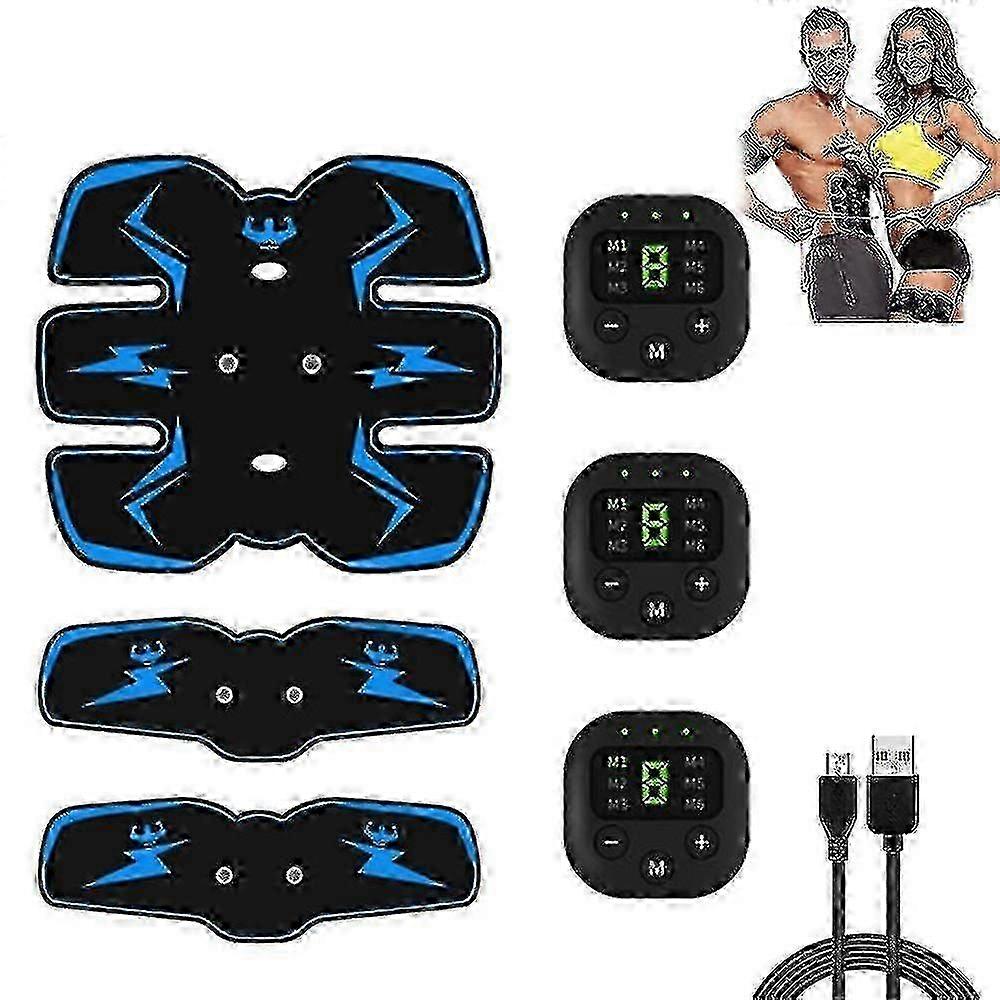 EMS Ab Stimulator for Abs & Core - Electric Muscle Stimulator for Abdominal Training