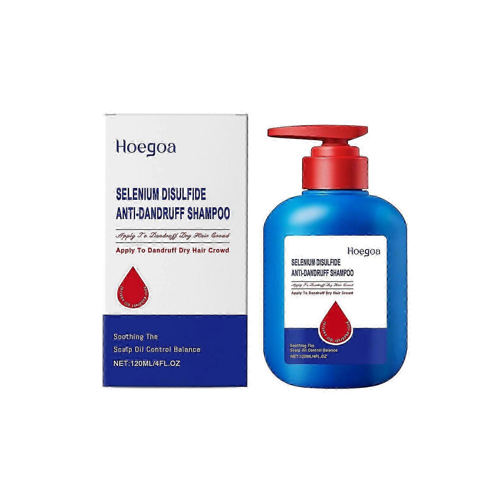 Hoegoa Selenium Disulfide Shampoo gently cleanses the scalp, nourishes and softens the hair, leaving it refreshed and fluffy