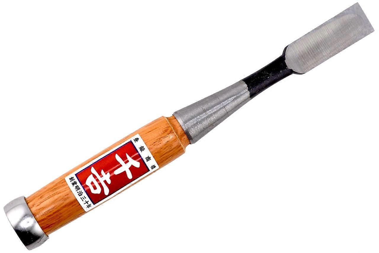 Senkichi 15mm Flat Socket Chisel White Paper Steel Wood Carving Tool
