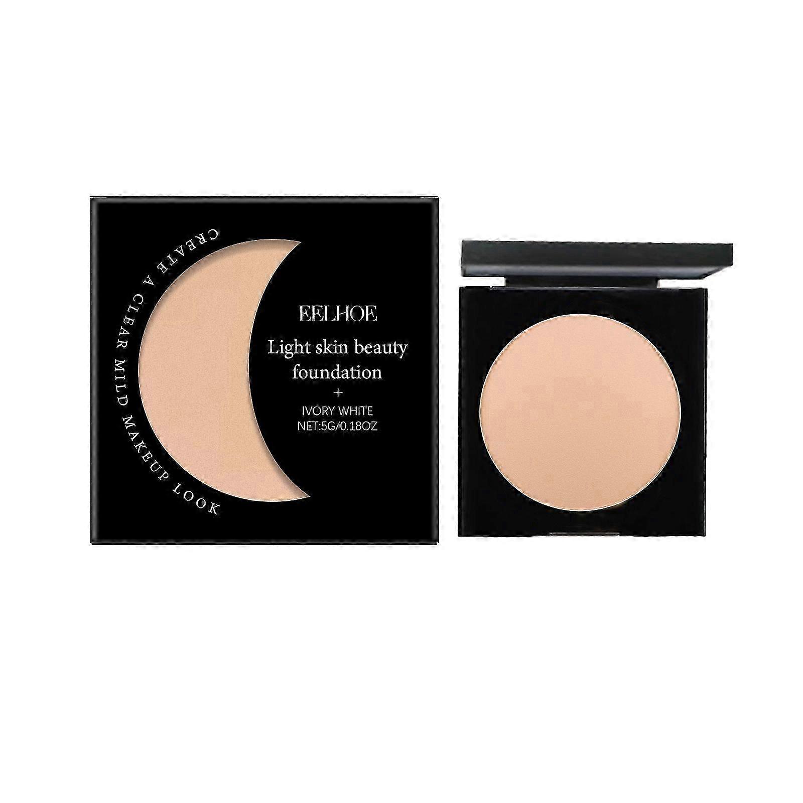 Hydrating Concealer Foundation - Light Ivory, Moisturizing, Brightening, Matte Finish for Dry Skin