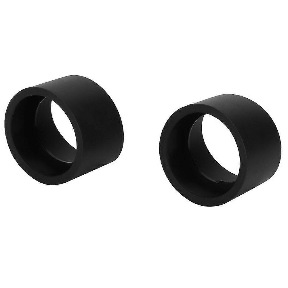 2Pcs 36mm Diameter Rubber Eyepiece Cover Accessory Guards for Stereo Microscope (Oblique Angle)
