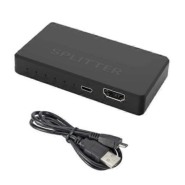 4K HDMI-compatible Splitter 1x4 HDMI-compatible distributor 1 in 4 out converter for PC Laptop TV Monitor Projector