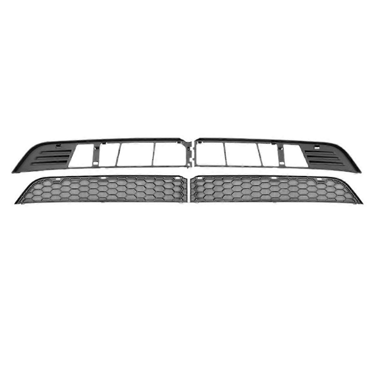 フロントバンパーグリルメッシュインサートエアインレットベントカバーグリルガードモデルY2025カーアクセサリー用