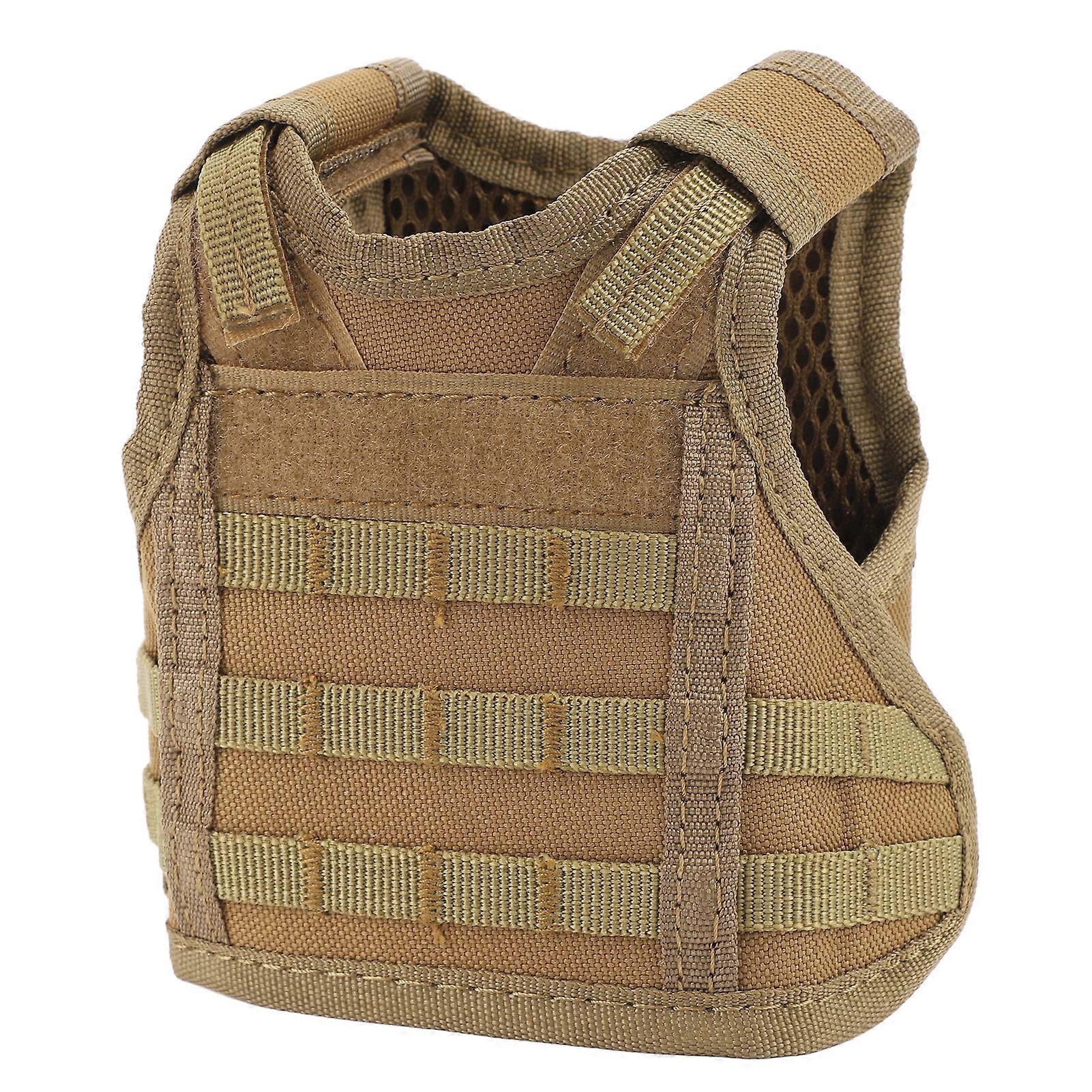 Mini olutliivi Nylon Cooler Sleeve Holder pullo Khaki