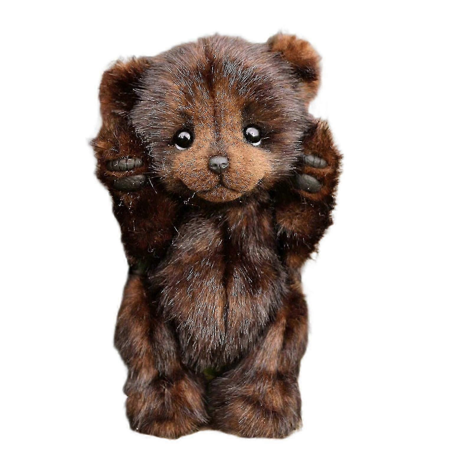 Handmade Alpaca Wool Plush Teddy Bear - Fully Jointed And Super Soft - 9.84 Inch Zekai