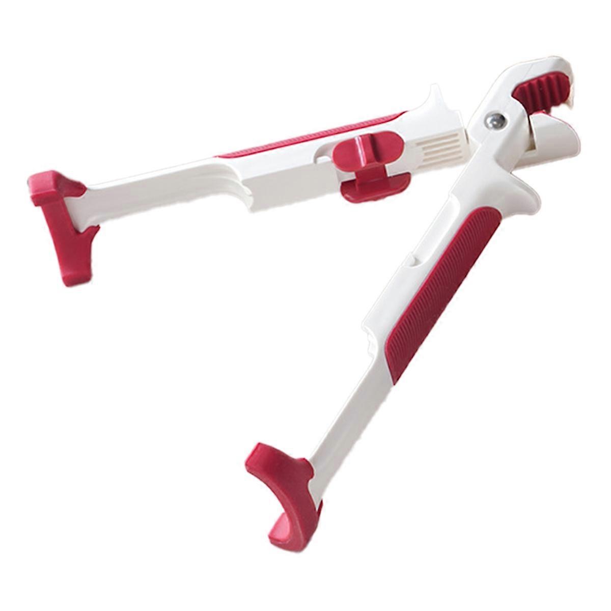 2 in 1火傷防止グリッパークリップホットディッシュ非ボウルクリップレトリーバートングハンドルボウルディッシュキッチンツールC