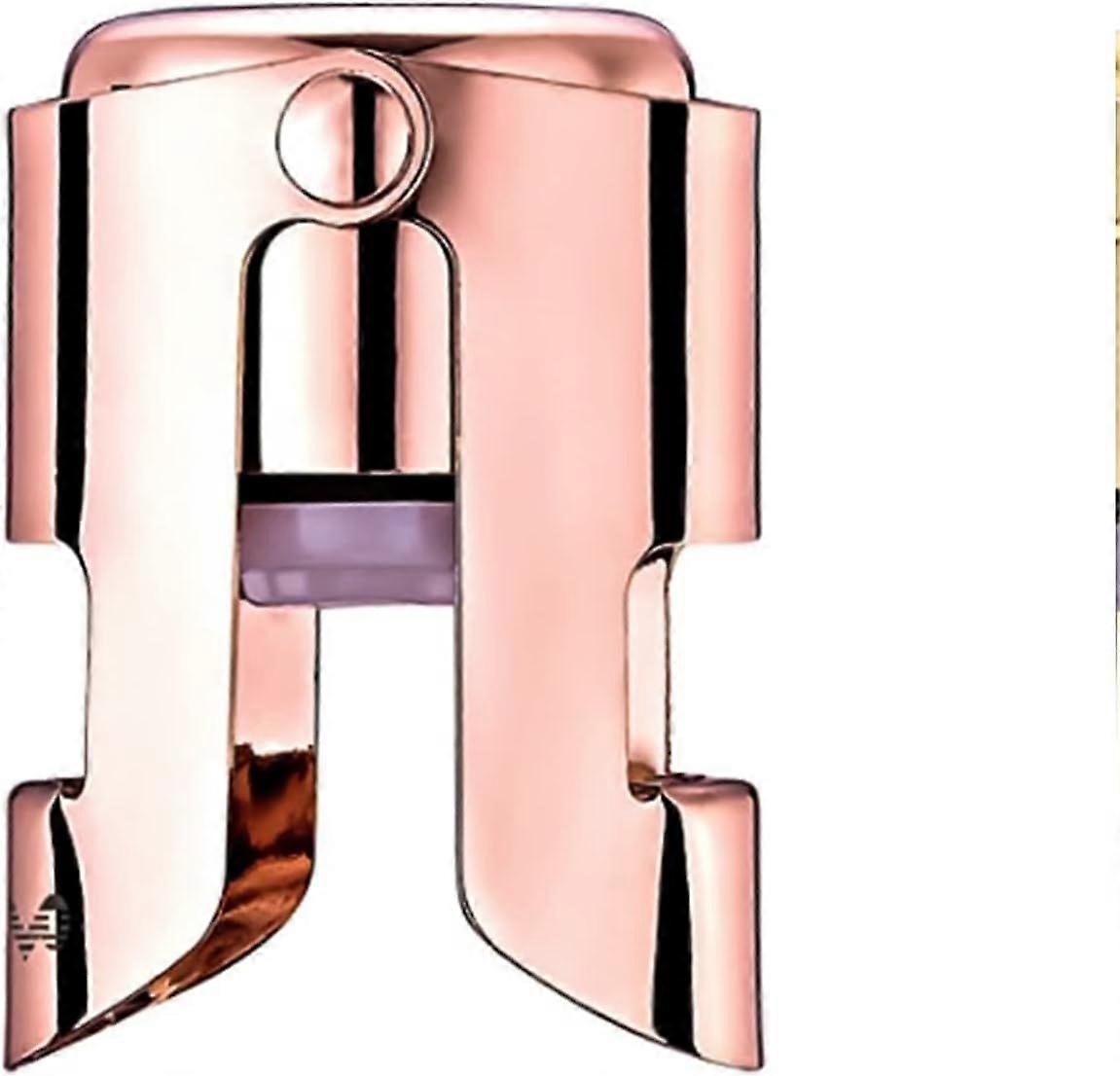 シャンパンストッパー、ステンレス製ボトルストッパー、スパークリングワイン用、漏れ防止、鋭利なし